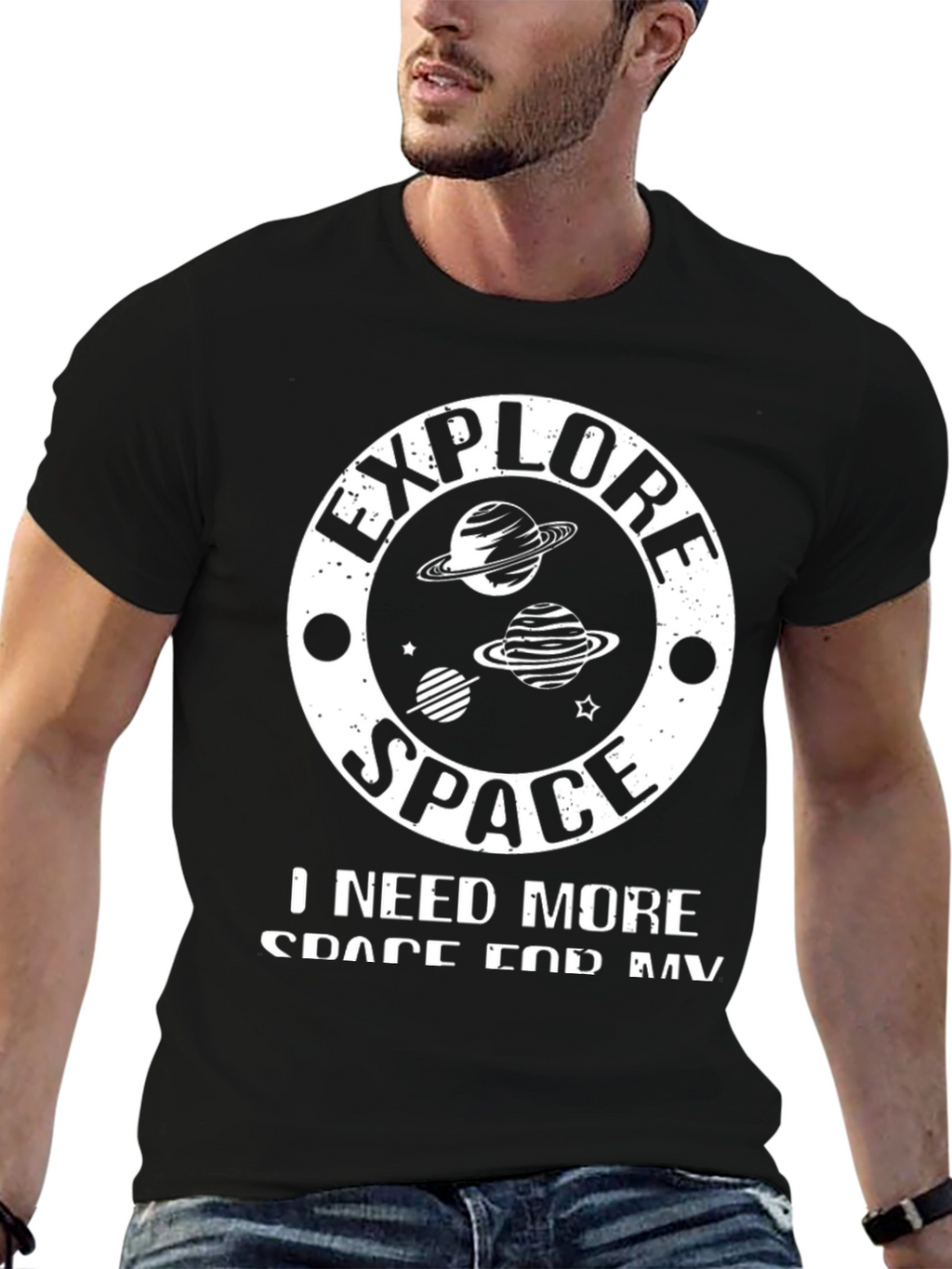 Explore Space Graphic T-Shirt