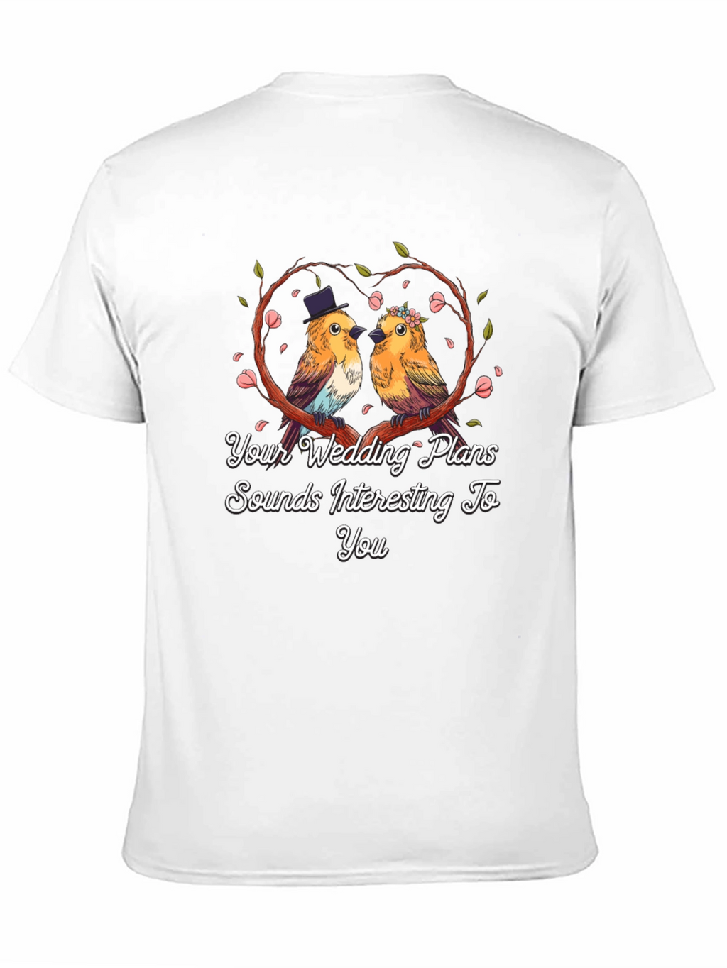 Wedding Bird T-Shirt: Cute Couple Tee