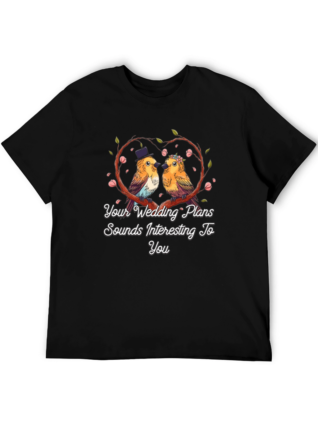 Wedding Bird T-Shirt: Cute Couple Tee
