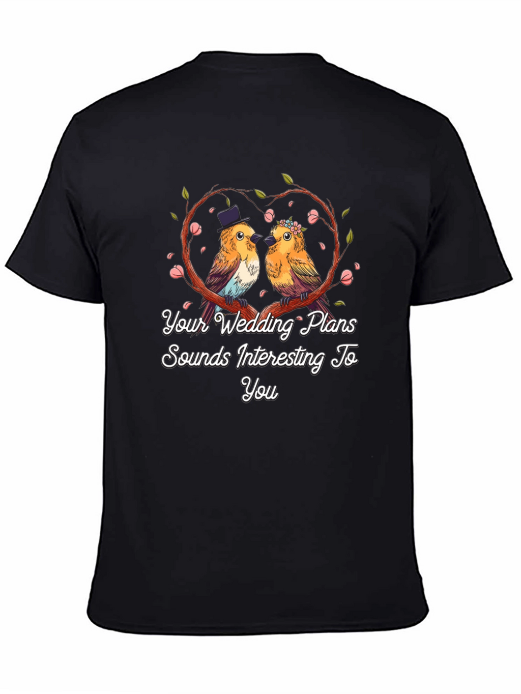 Wedding Bird T-Shirt: Cute Couple Tee