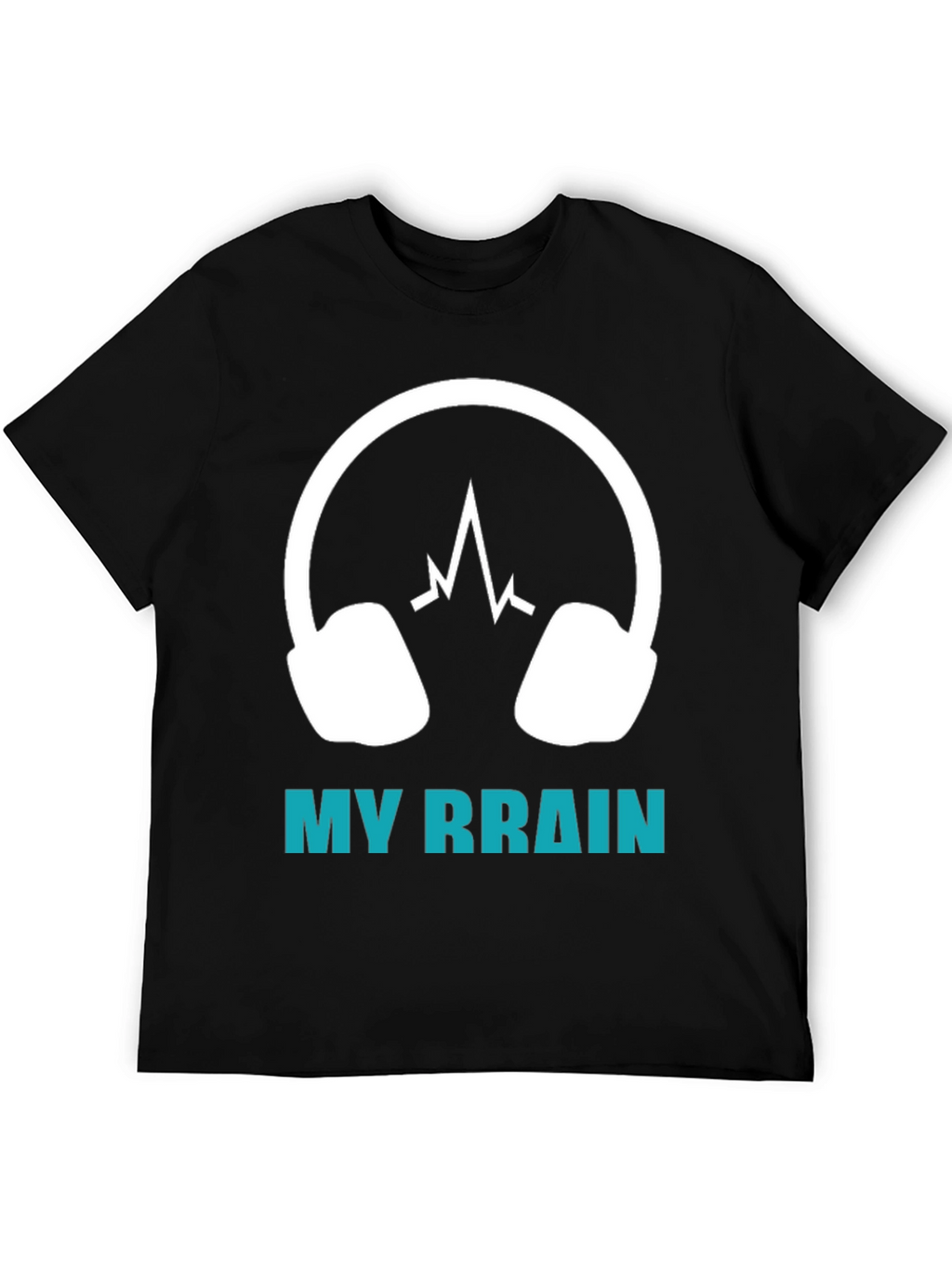 My Brain Headphones T-Shirt - Music Lover Tee