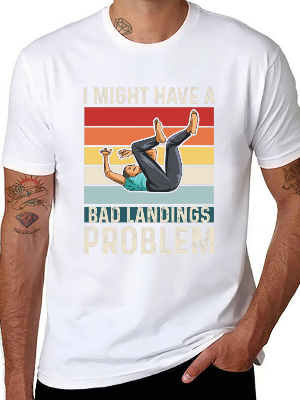 Bad Landings Problem Graphic T-Shirt