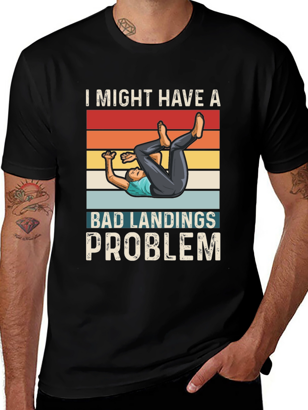 Bad Landings Problem Graphic T-Shirt