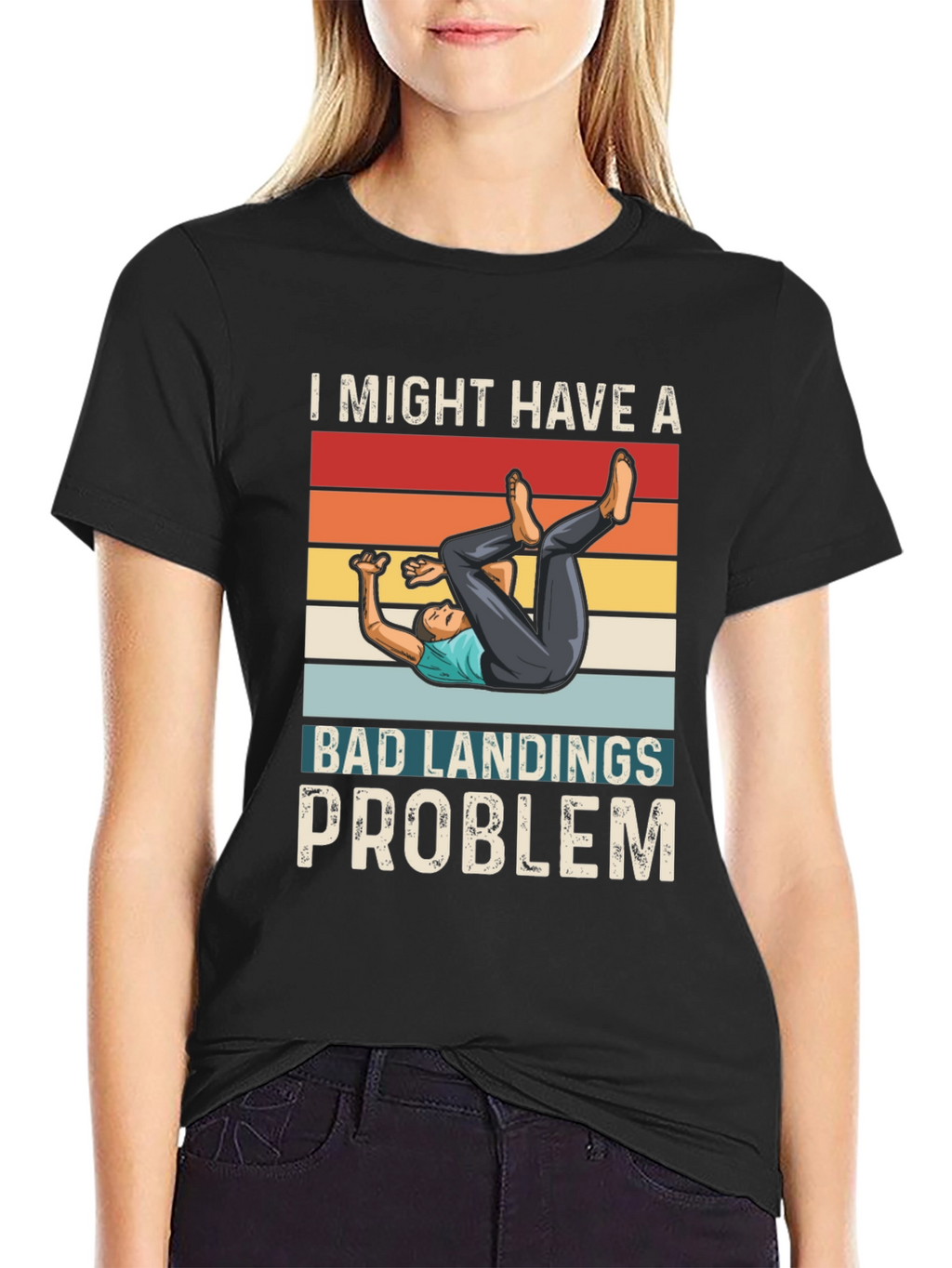 Bad Landings Problem Graphic T-Shirt