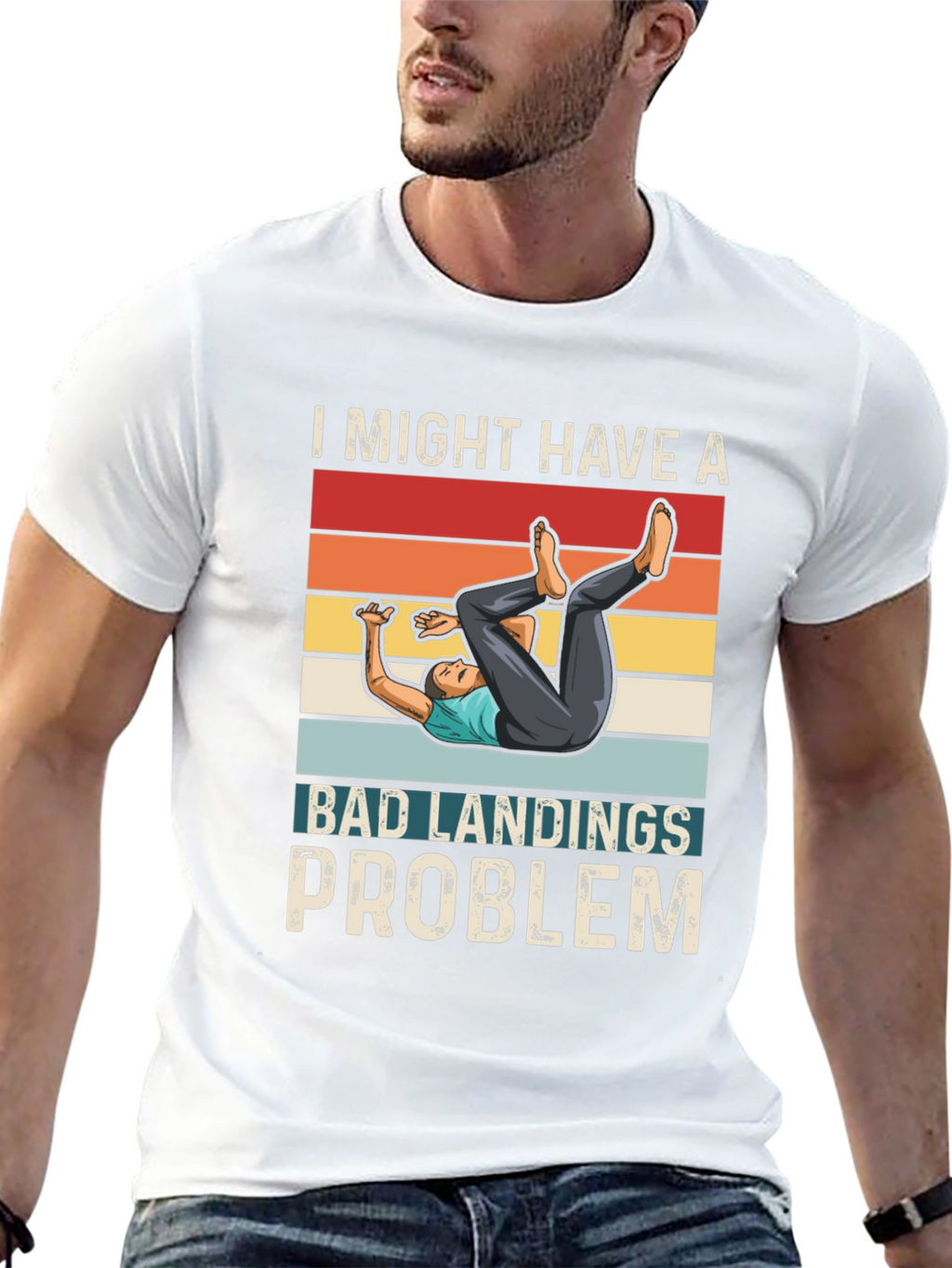 Bad Landings Problem Graphic T-Shirt