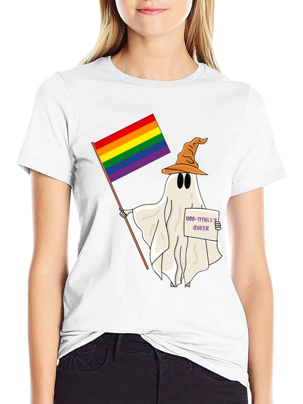 Boo-tifully Queer Ghost T-Shirt