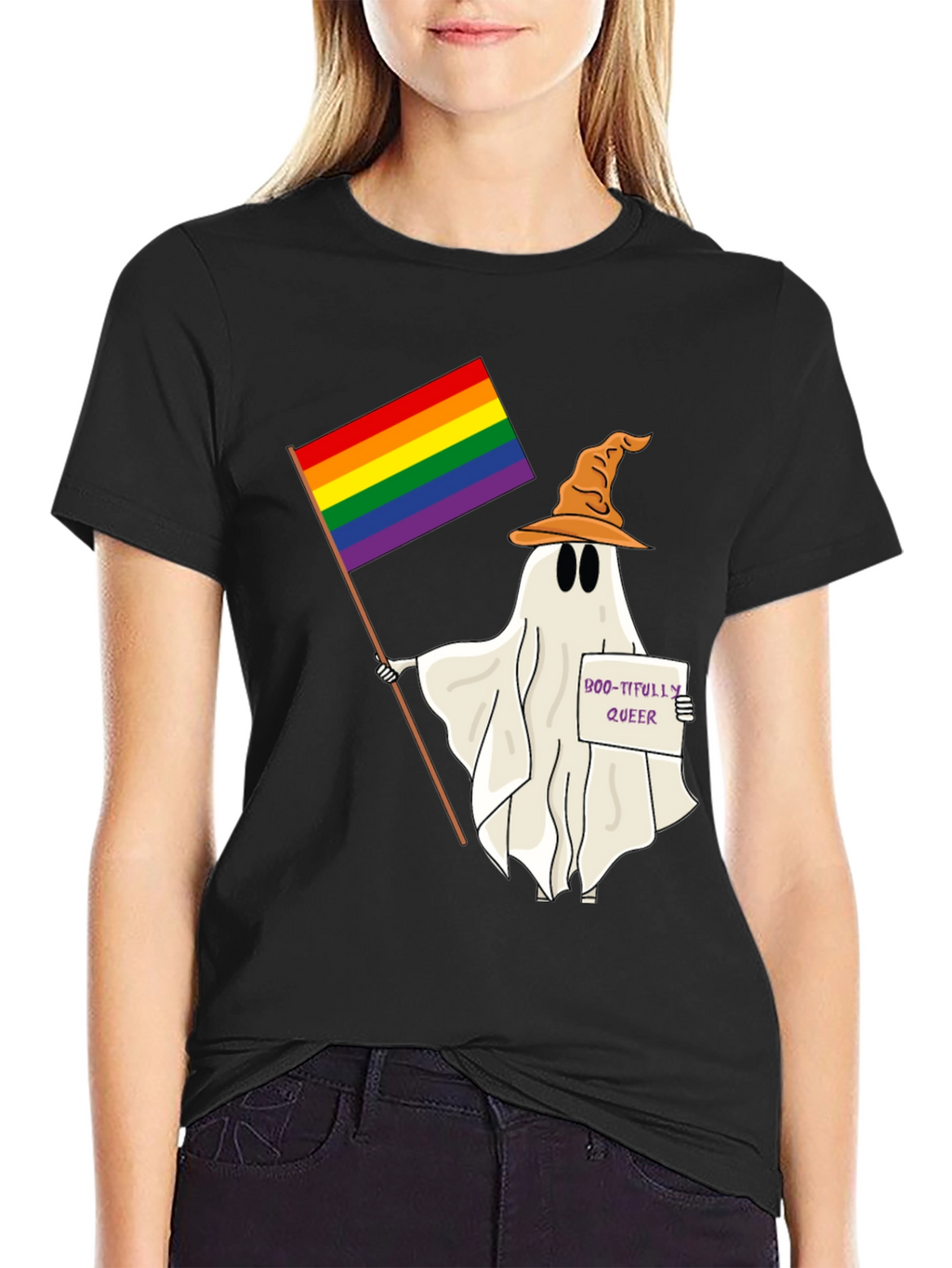 Boo-tifully Queer Ghost T-Shirt