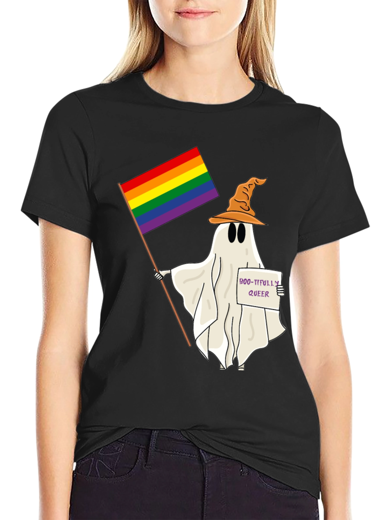 Boo-tifully Queer Ghost T-Shirt