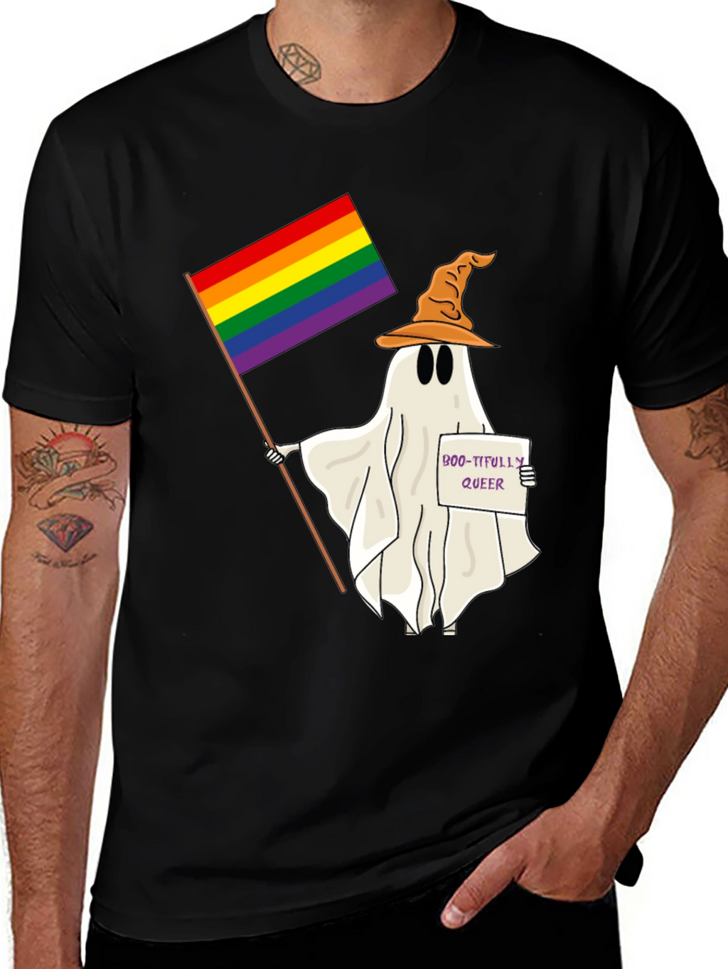 Boo-tifully Queer Ghost T-Shirt