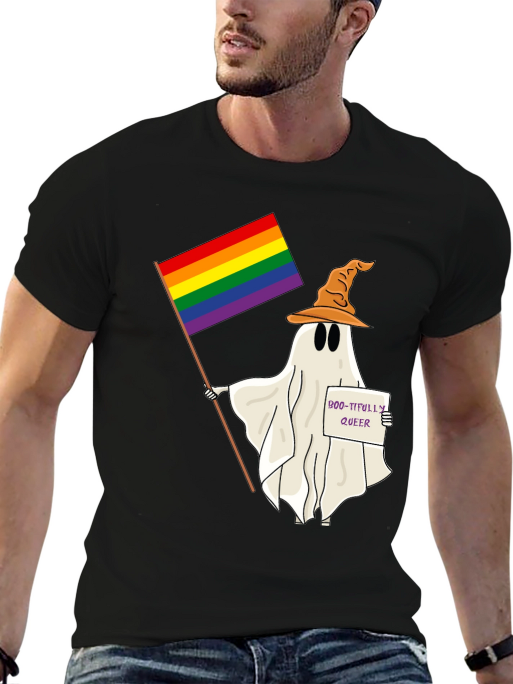 Boo-tifully Queer Ghost T-Shirt