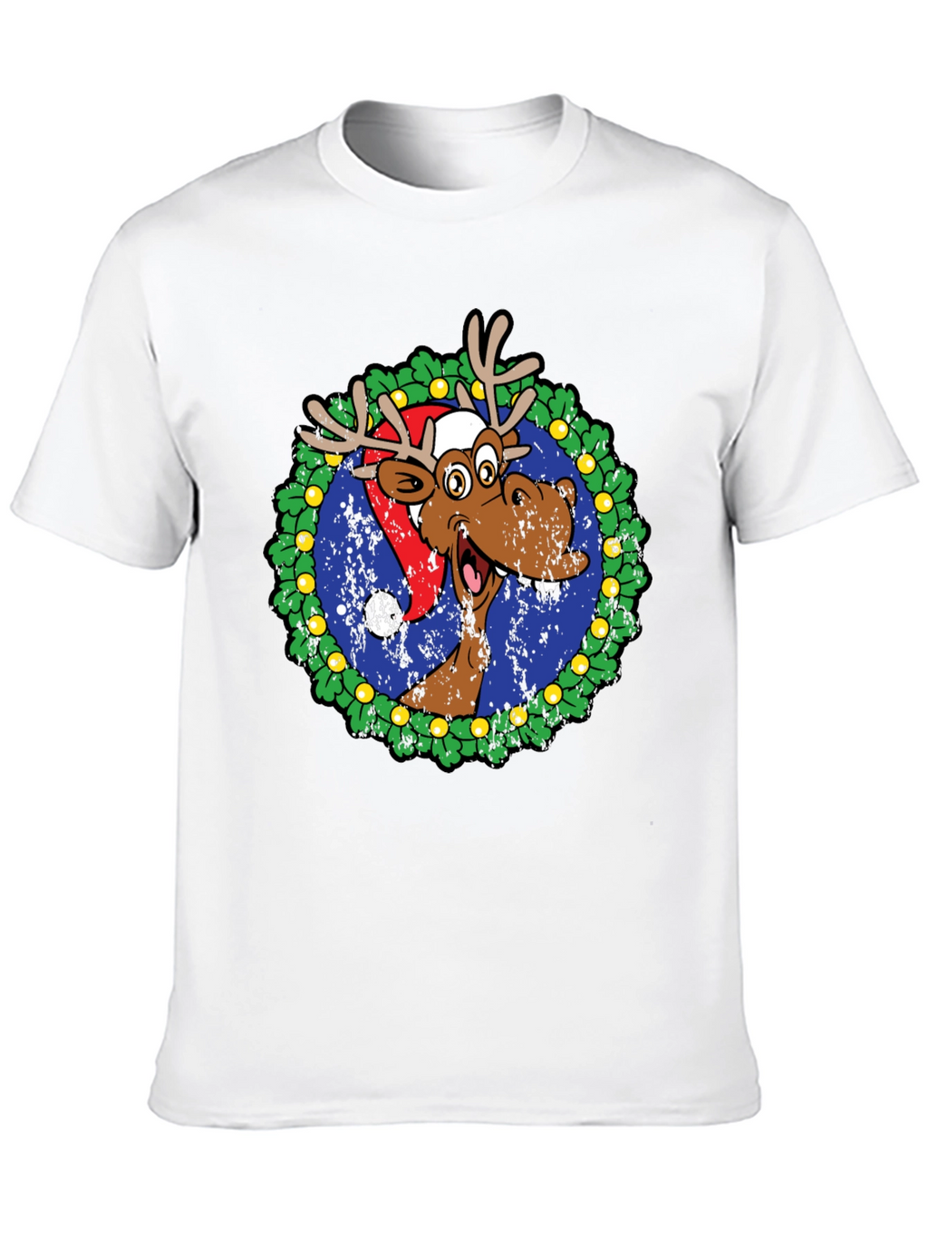 Festive Moose Christmas T-Shirt