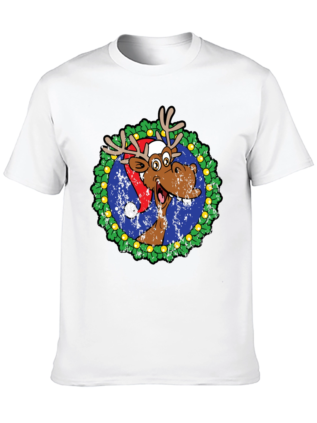 Festive Moose Christmas T-Shirt