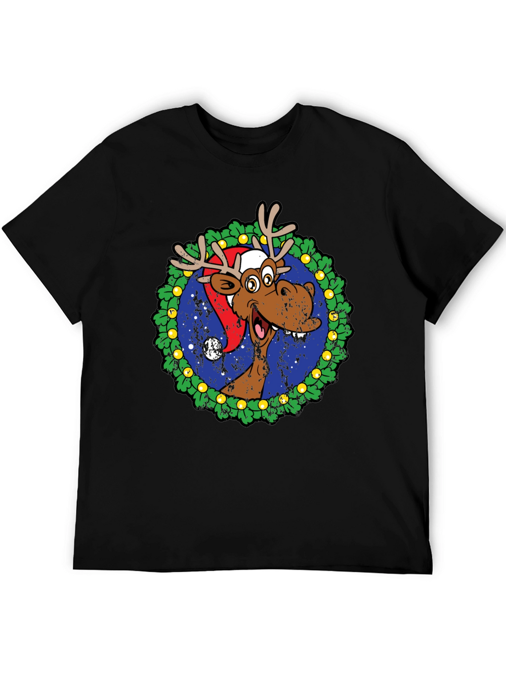 Festive Moose Christmas T-Shirt