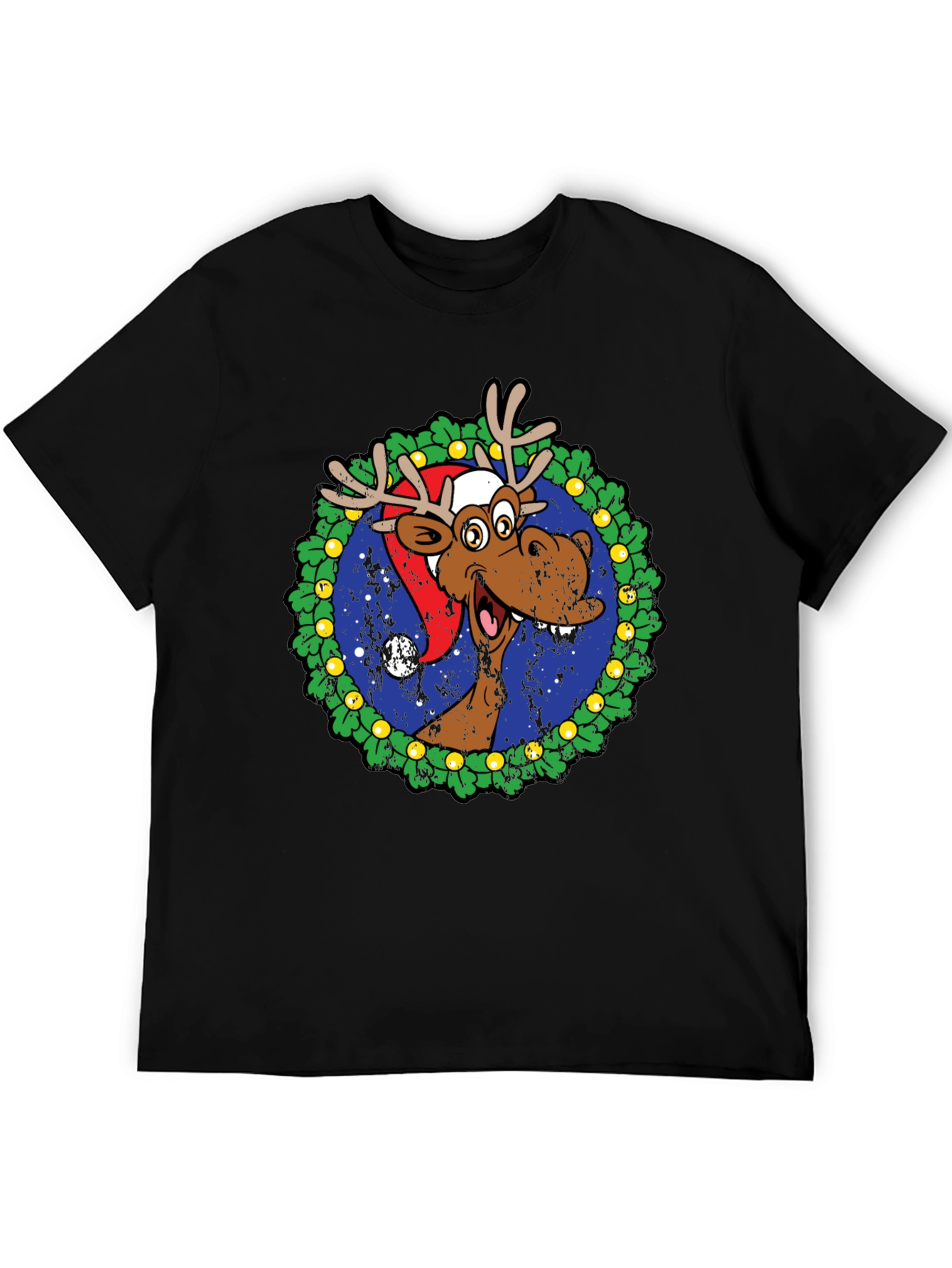 Festive Moose Christmas T-Shirt