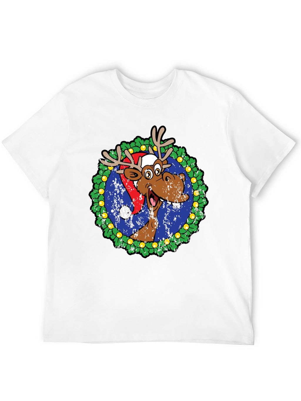 Festive Moose Christmas T-Shirt