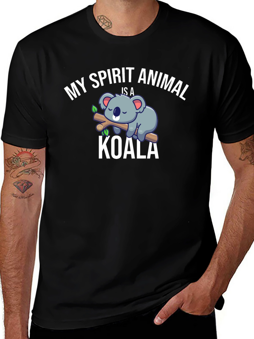 Koala Spirit Animal Graphic T-Shirt
