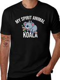 Koala Spirit Animal Graphic T-Shirt