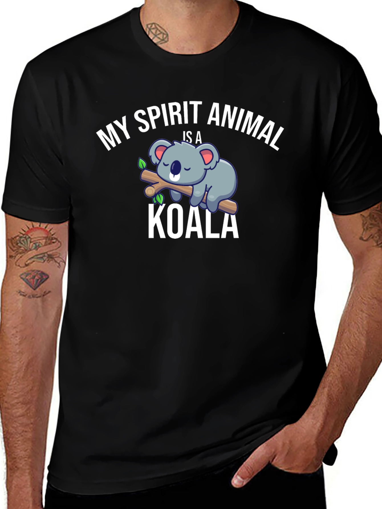 Koala Spirit Animal Graphic T-Shirt