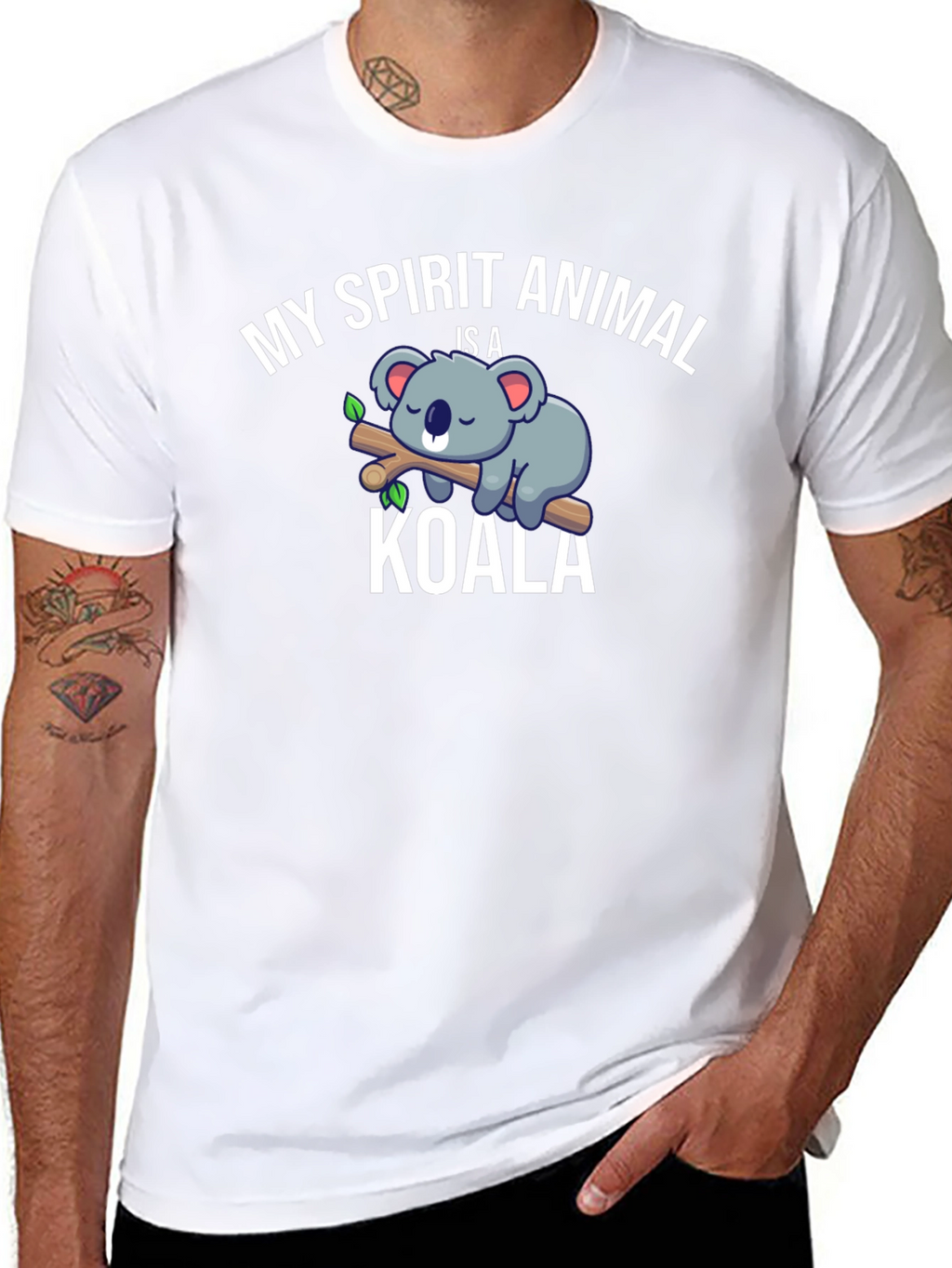 Koala Spirit Animal Graphic T-Shirt