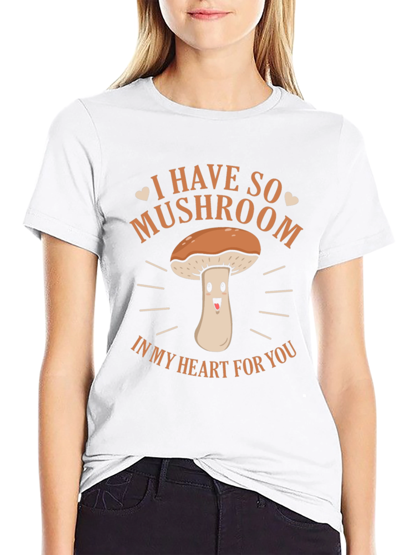 Mushroom Heart T-Shirt - Love & Laughter Tee