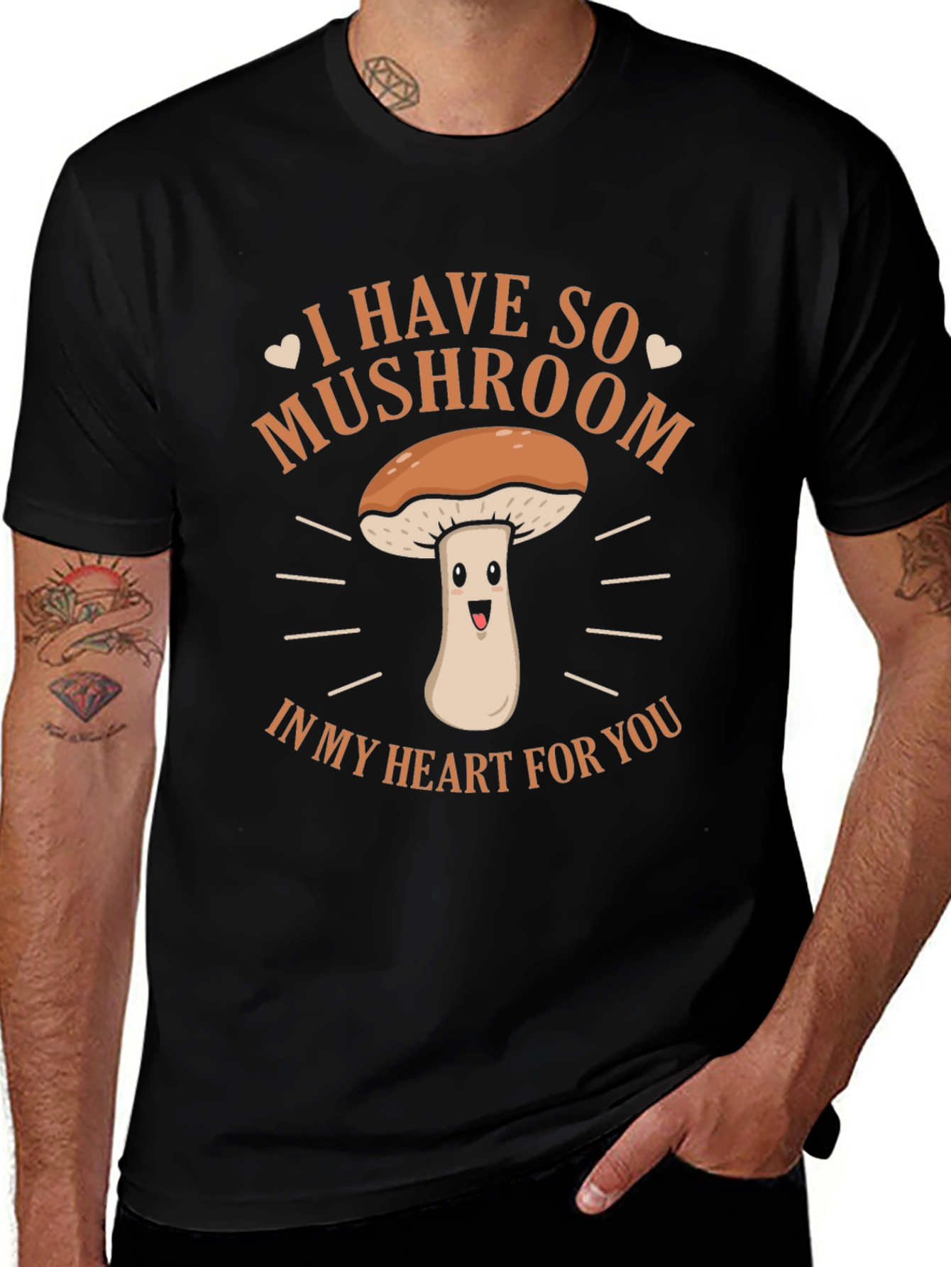 Mushroom Heart T-Shirt - Love & Laughter Tee