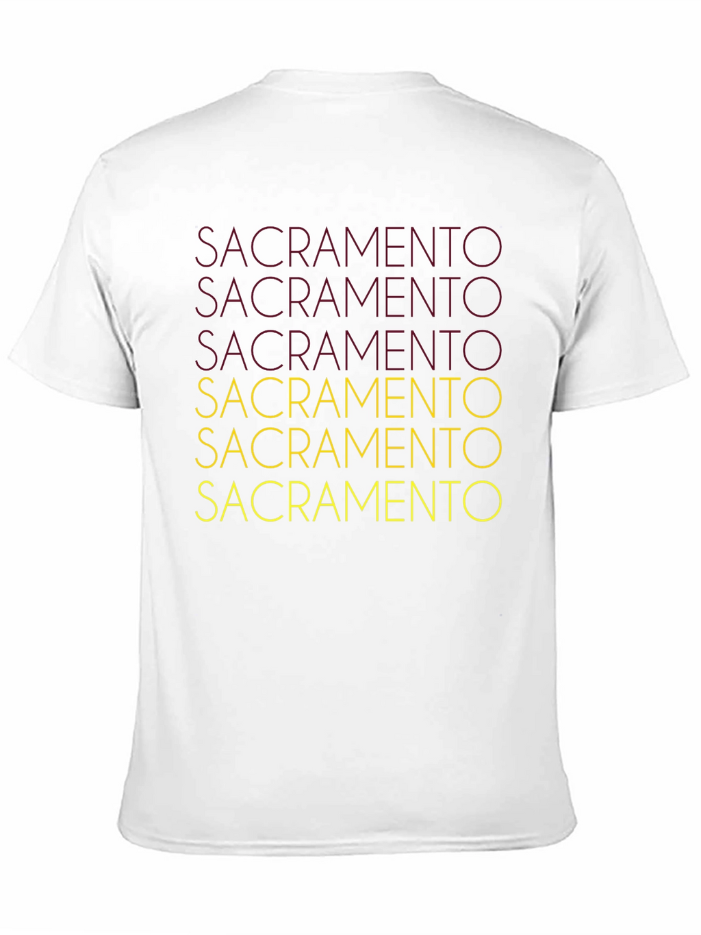 Sacramento Graphic Tee - Black Cotton Blend
