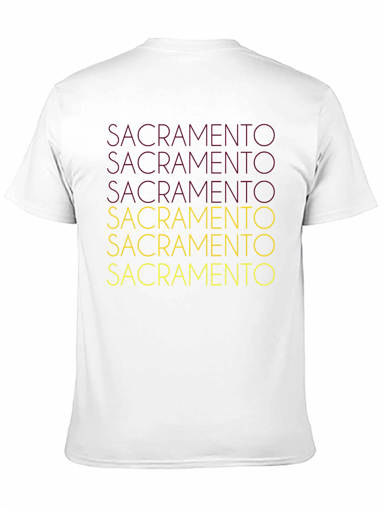 Sacramento Graphic Tee - Black Cotton Blend