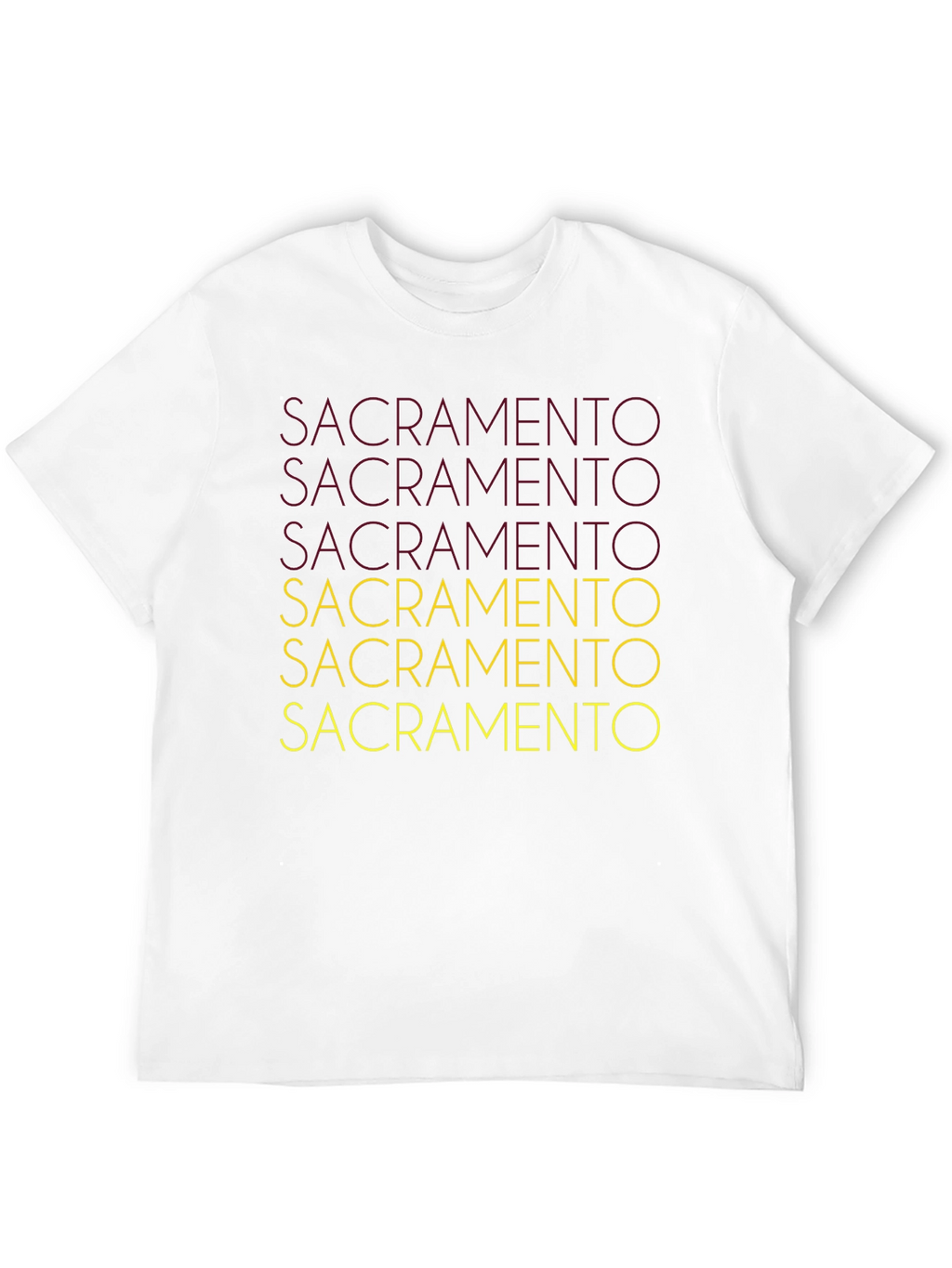 Sacramento Graphic Tee - Black Cotton Blend