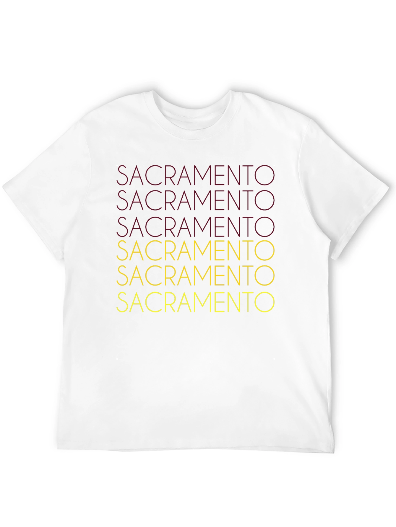 Sacramento Graphic Tee - Black Cotton Blend