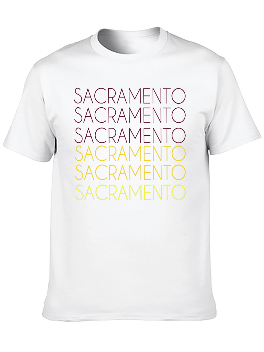 Sacramento Graphic Tee - Black Cotton Blend