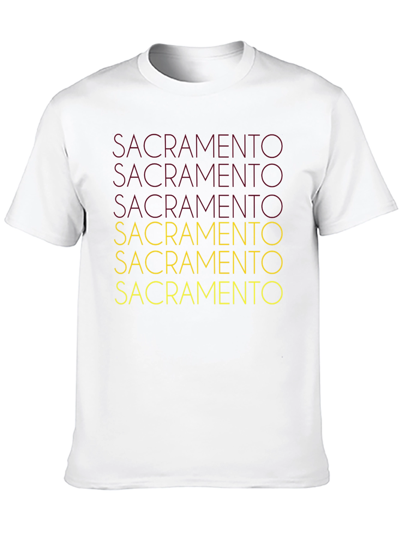 Sacramento Graphic Tee - Black Cotton Blend