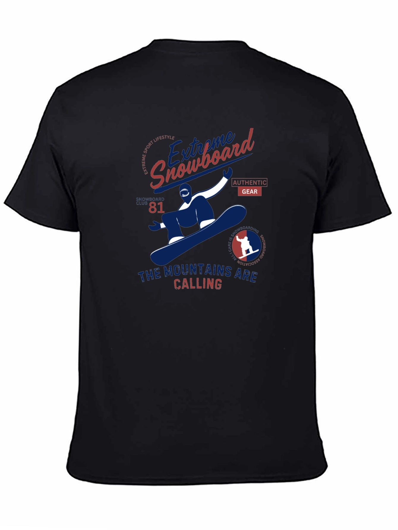 Extreme Snowboard Graphic Tee - Mountain Calling