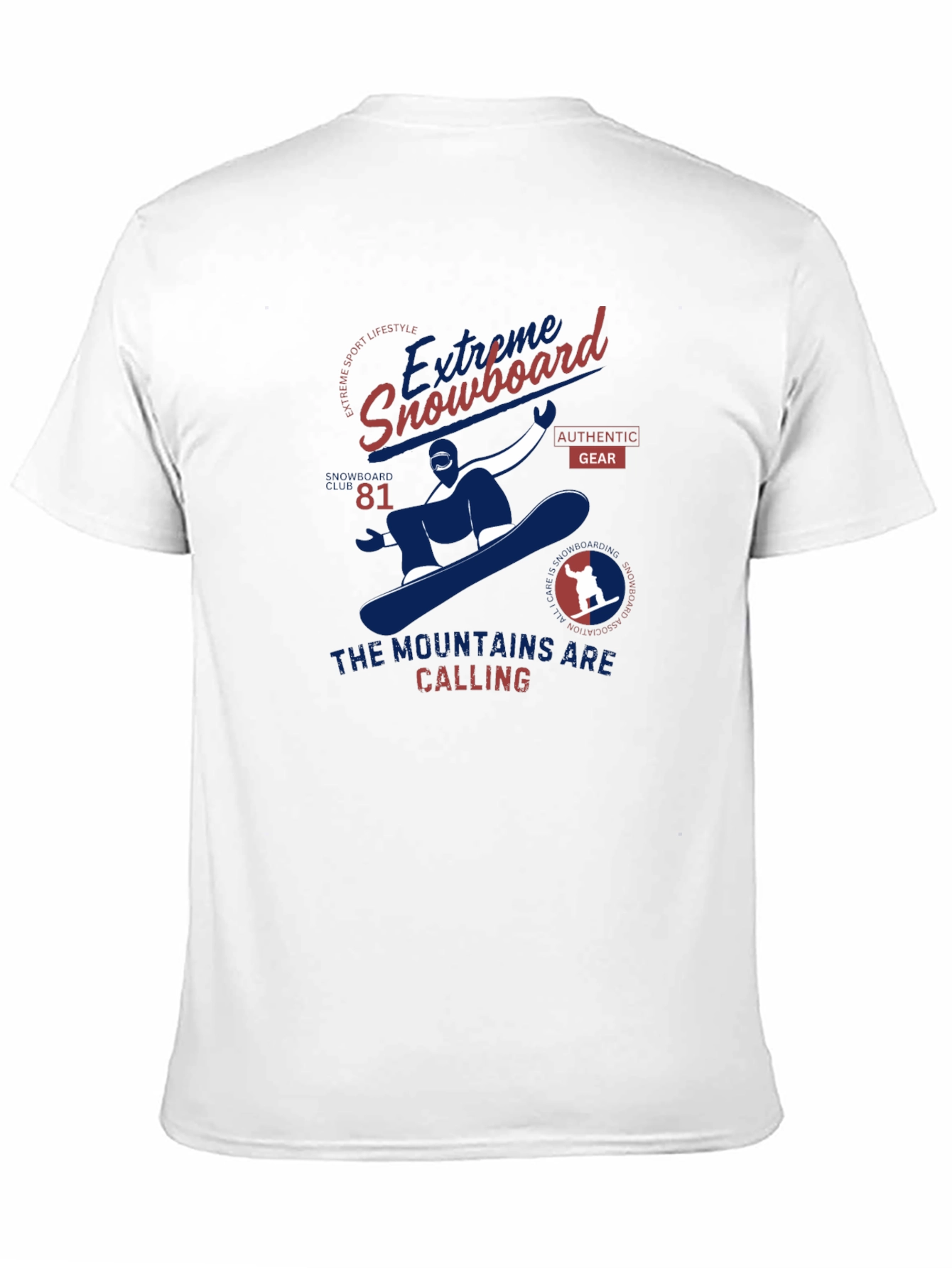 Extreme Snowboard Graphic Tee - Mountain Calling