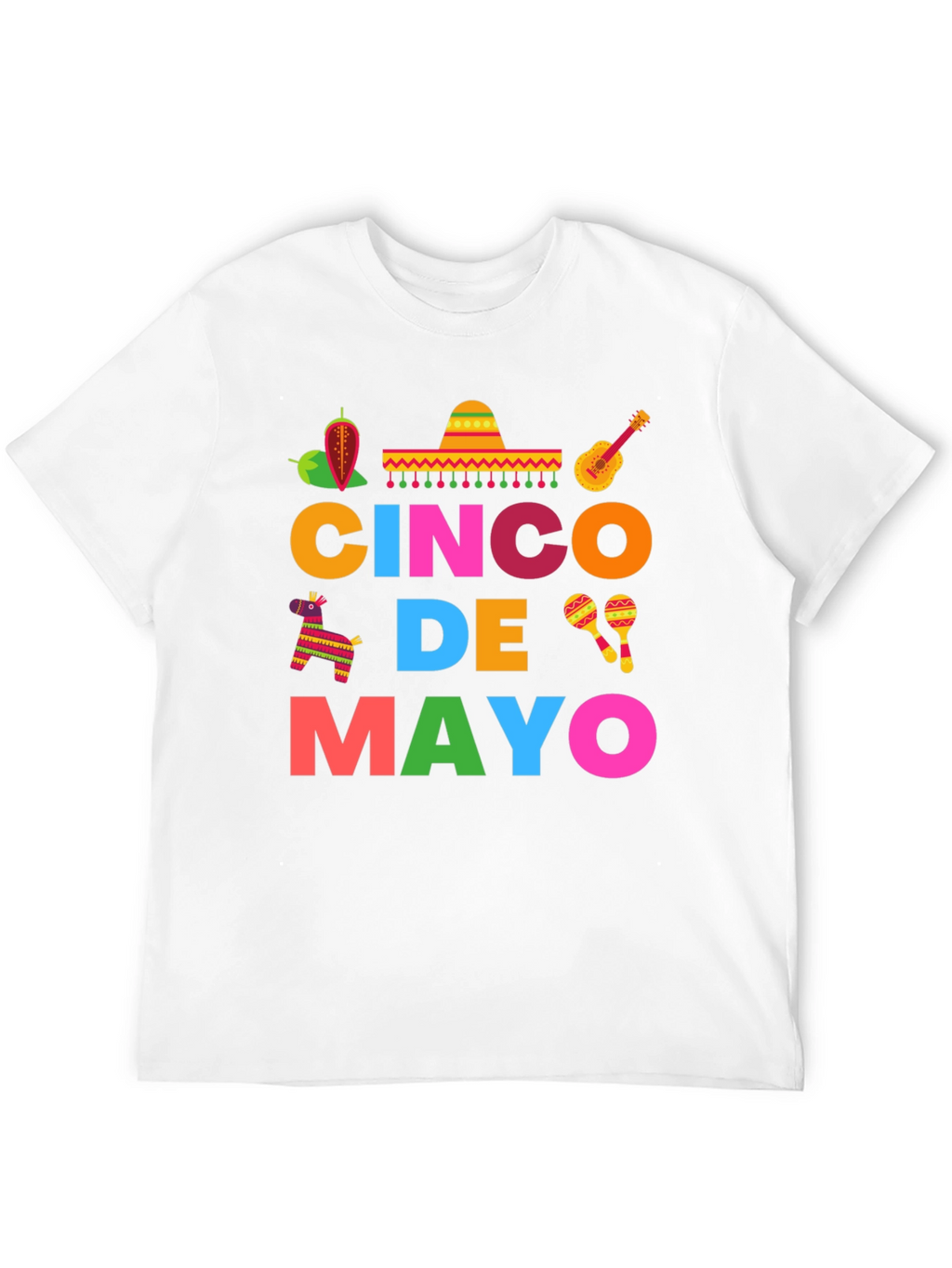 Cinco De Mayo Graphic T-Shirt - Mens Festive Tee