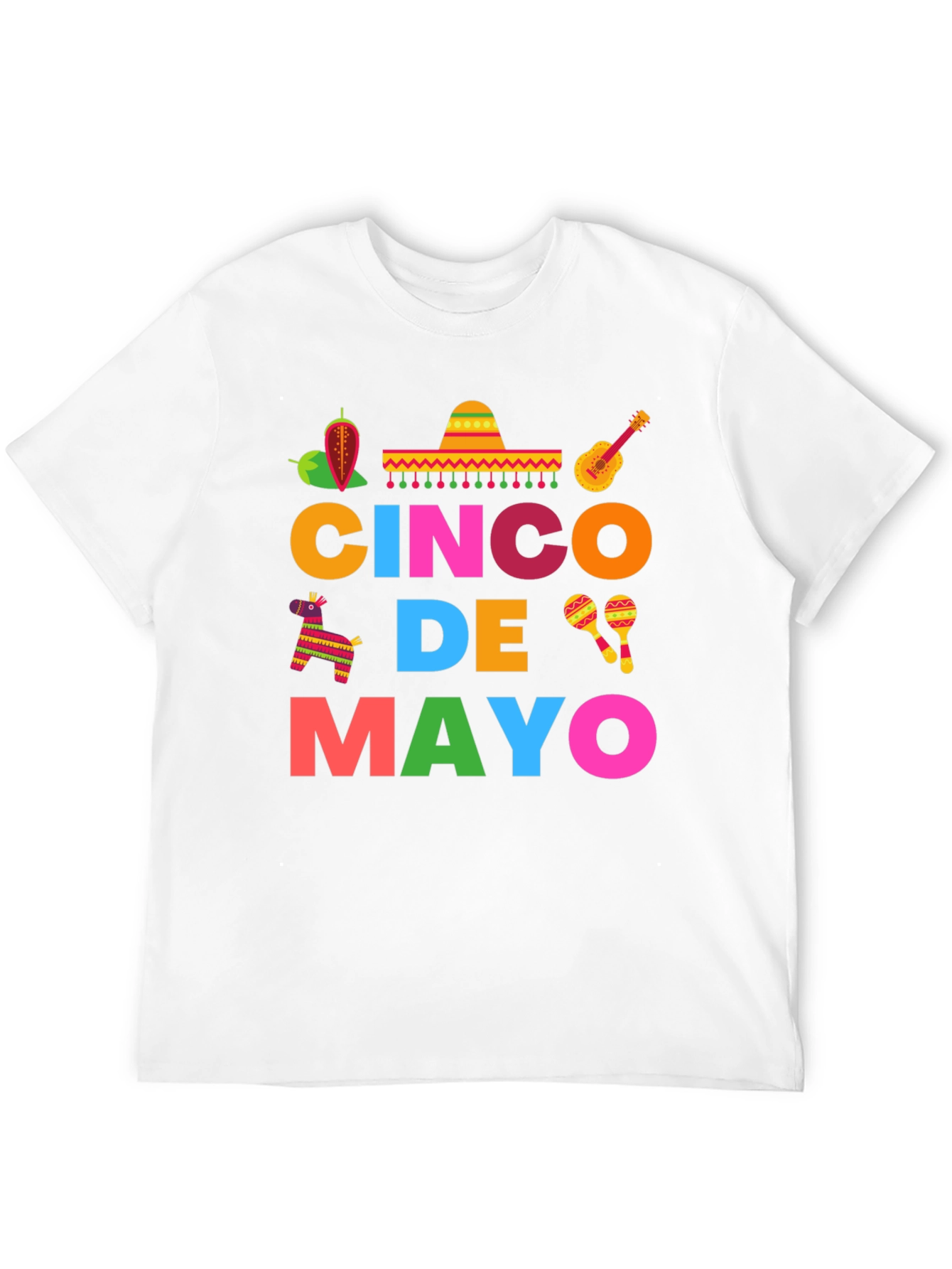 Cinco De Mayo Graphic T-Shirt - Mens Festive Tee