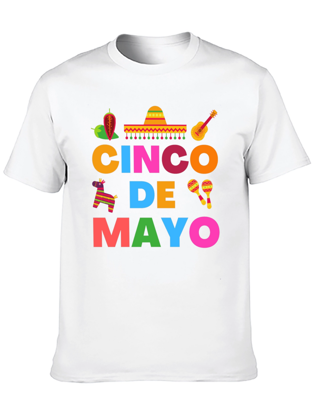 Cinco De Mayo Graphic T-Shirt - Mens Festive Tee