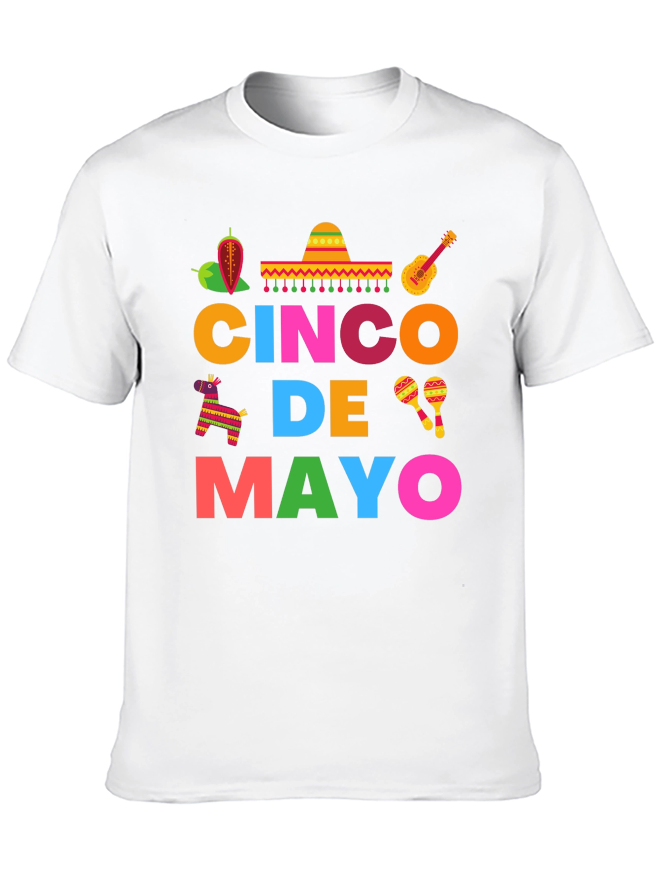 Cinco De Mayo Graphic T-Shirt - Mens Festive Tee