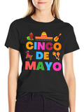 Cinco De Mayo Graphic T-Shirt - Mens Festive Tee