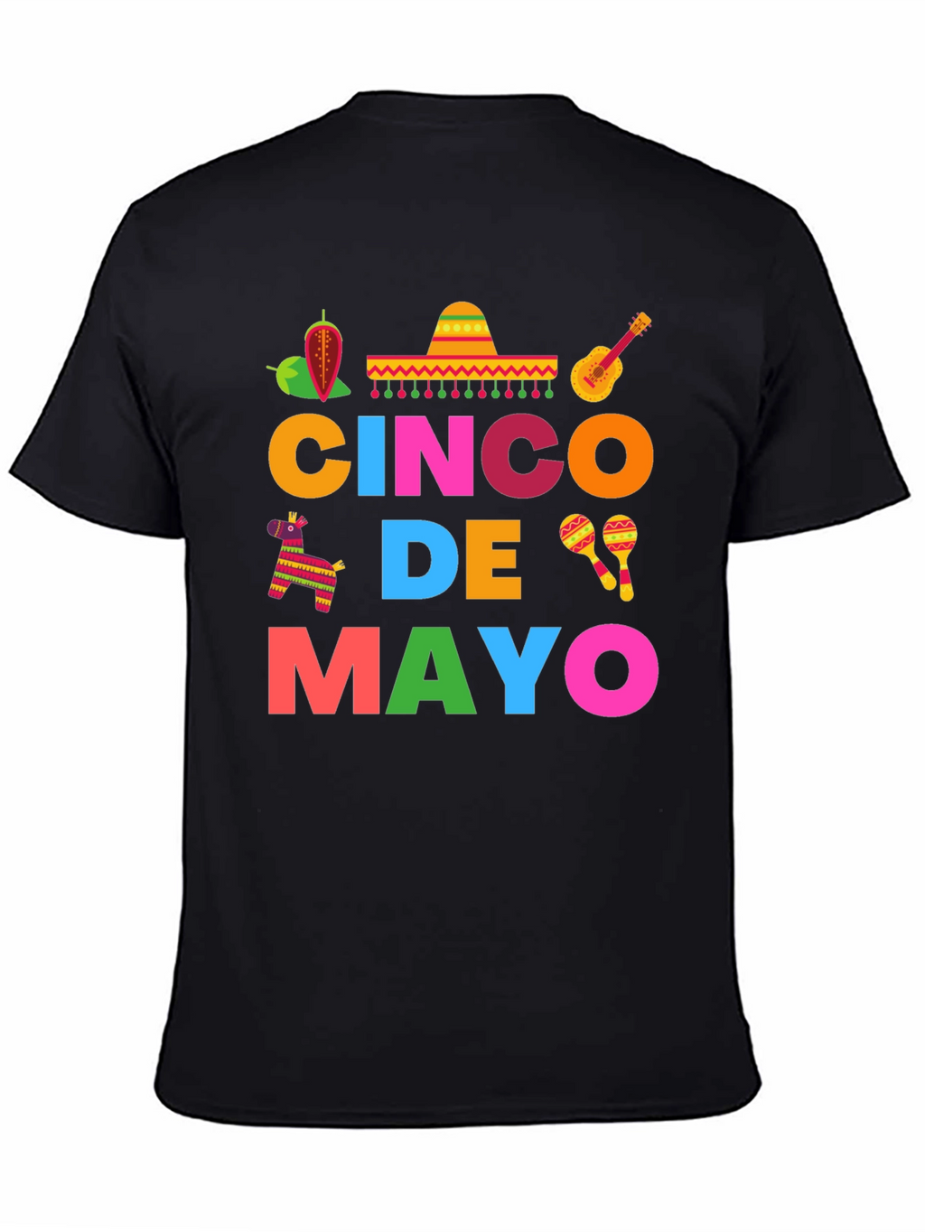 Cinco De Mayo Graphic T-Shirt - Mens Festive Tee