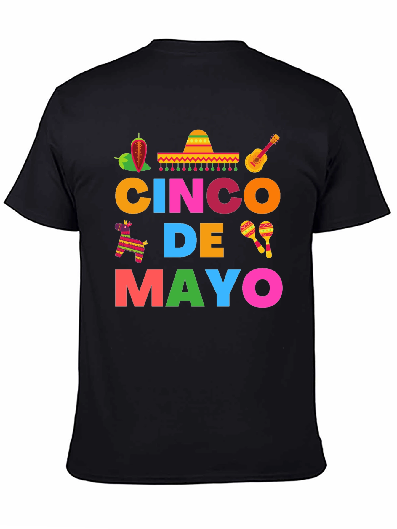 Cinco De Mayo Graphic T-Shirt - Mens Festive Tee
