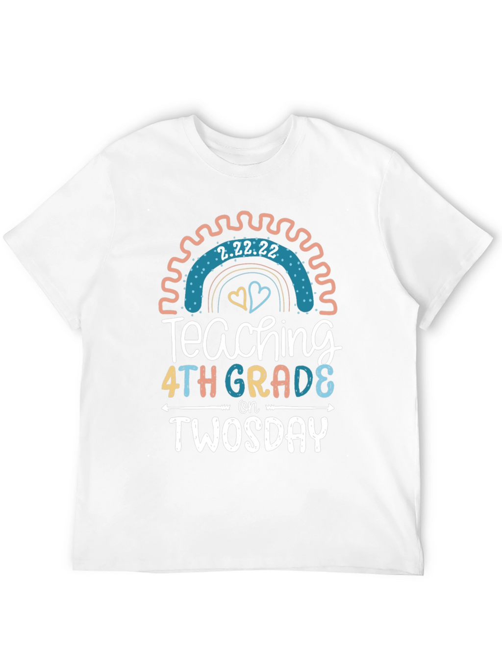 Twosday Teacher 4th Grade T-Shirt