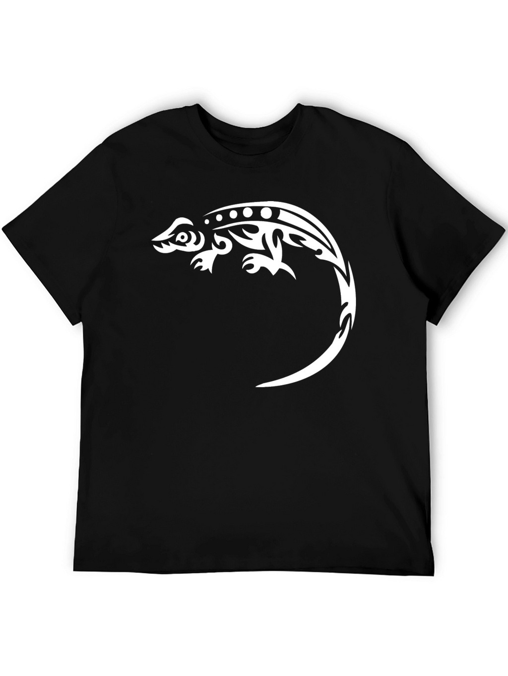 Tribal Lizard Graphic Tee - Cool Casual Style
