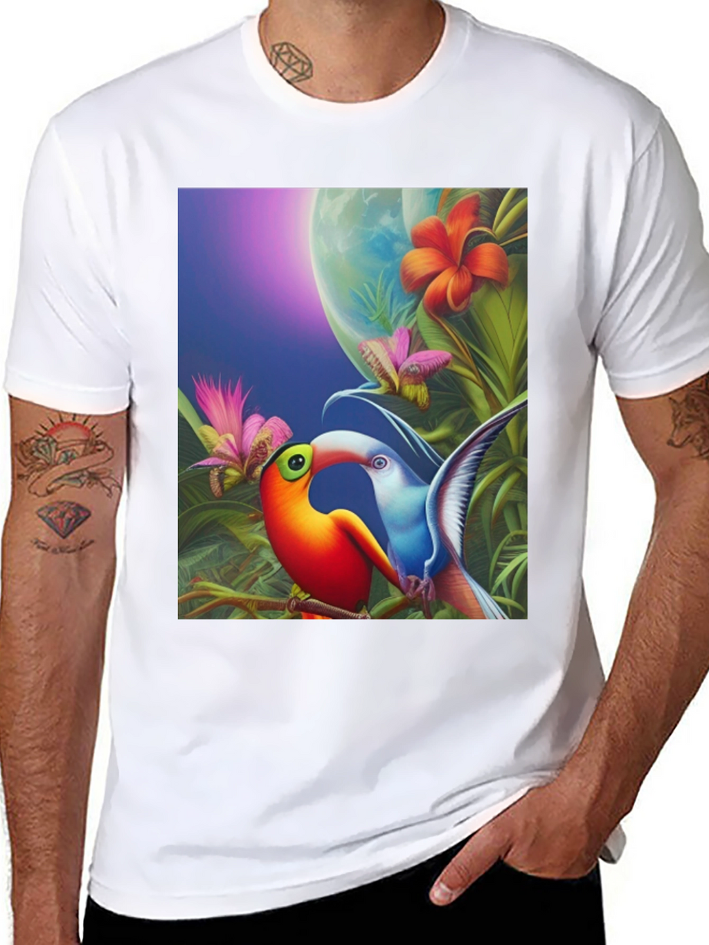Tropical Toucan Graphic Tee