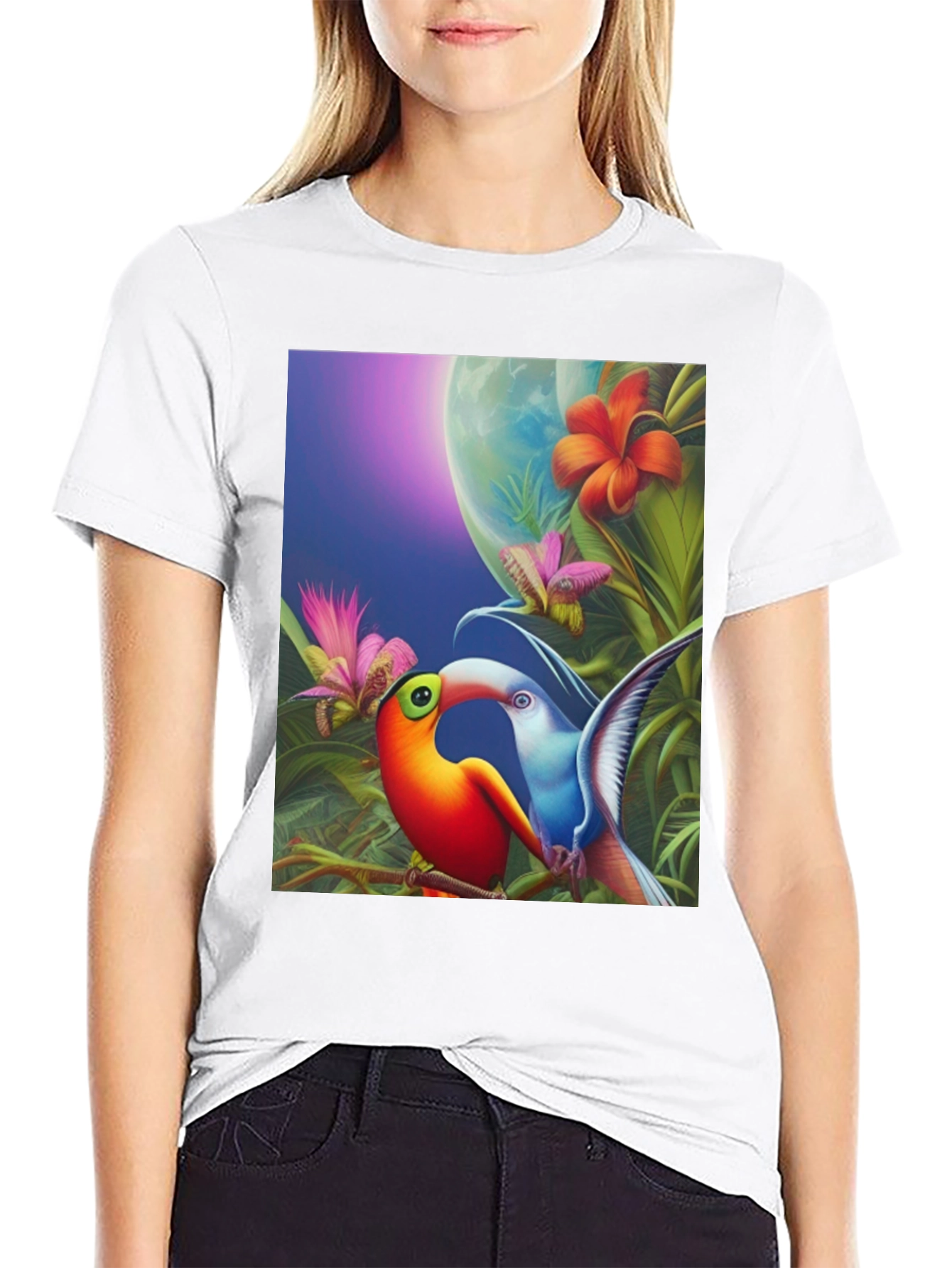Tropical Toucan Graphic Tee