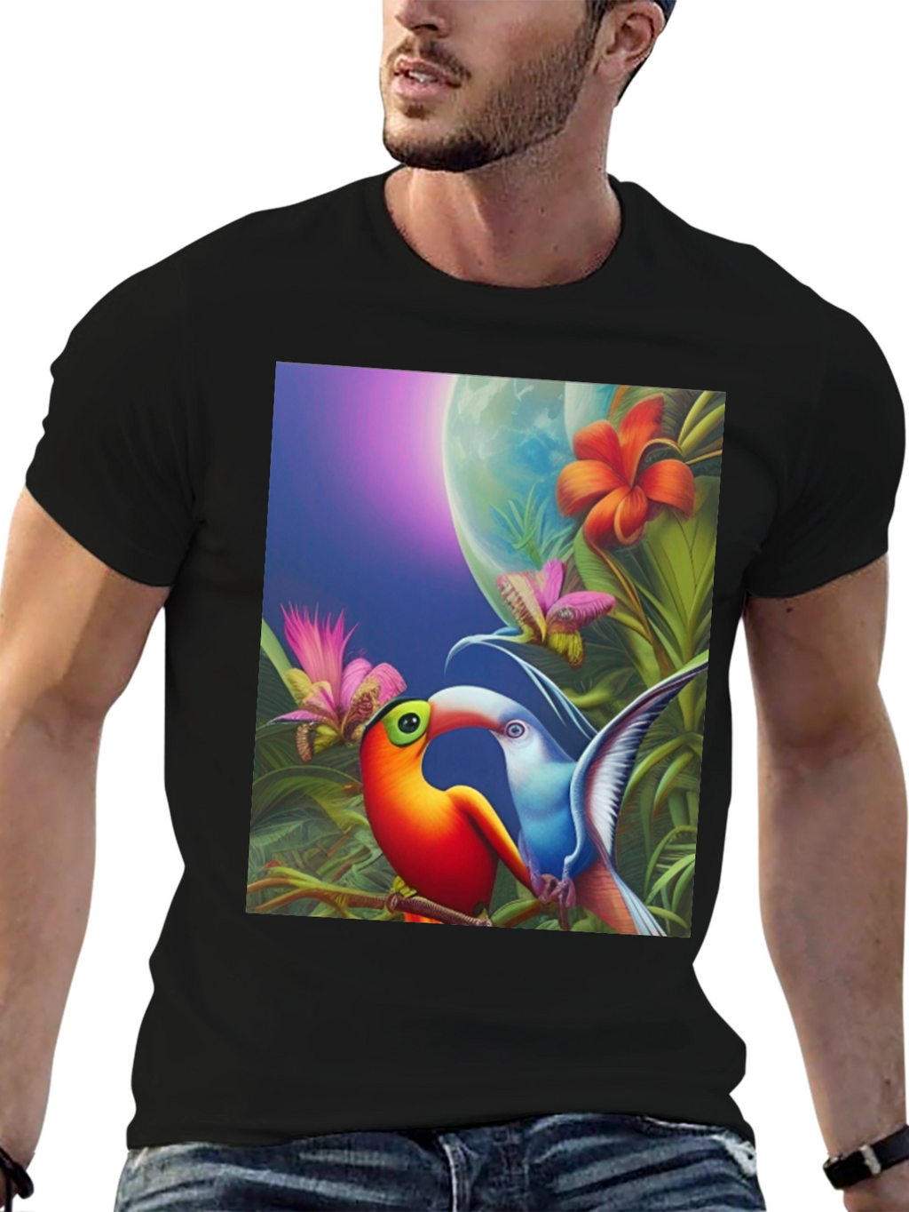 Tropical Toucan Graphic Tee