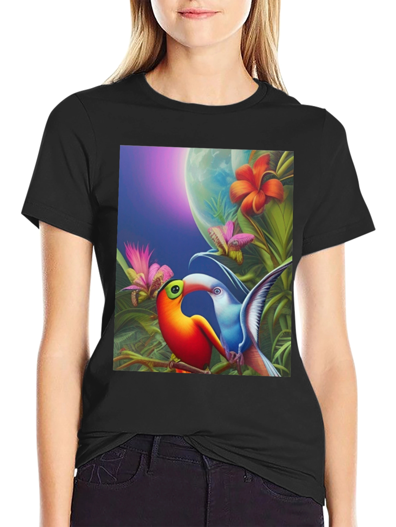Tropical Toucan Graphic Tee