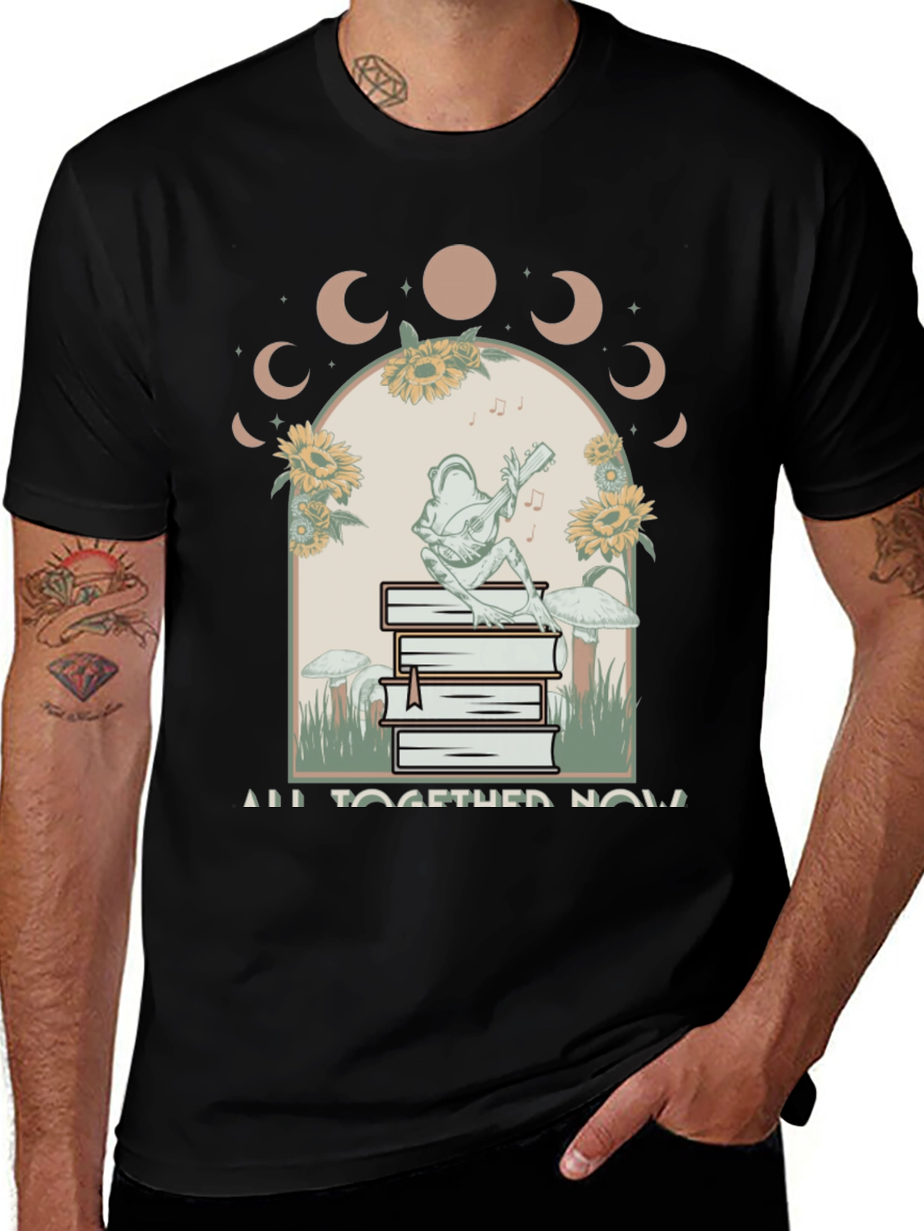 Frog Playing Guitar T-Shirt All Together Now