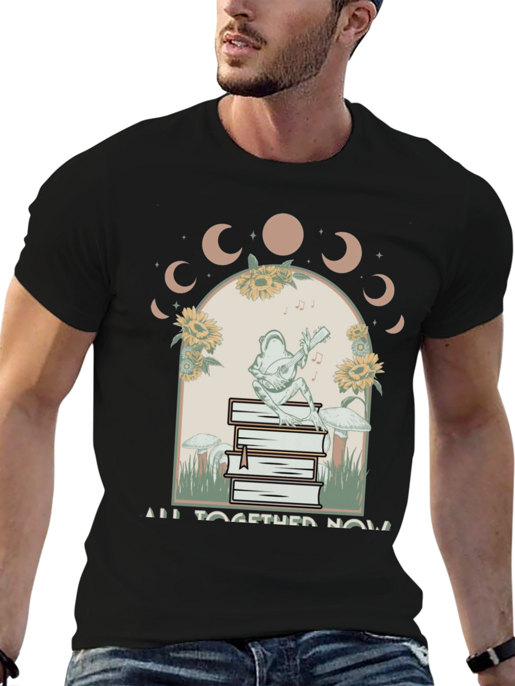 Frog Playing Guitar T-Shirt All Together Now