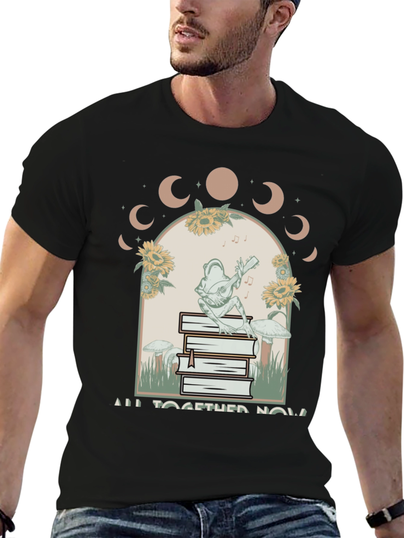 Frog Playing Guitar T-Shirt All Together Now