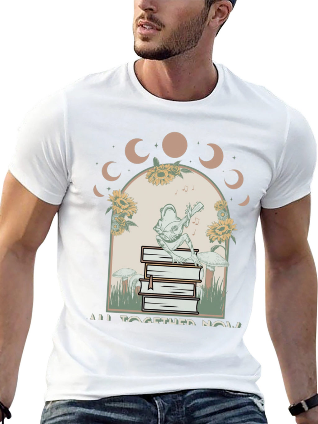 Frog Playing Guitar T-Shirt All Together Now
